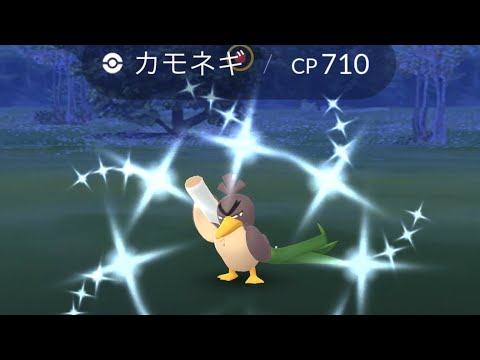 ポケモンgo ガラルカモネギ色違い ポケモンgo実況動画まとめch