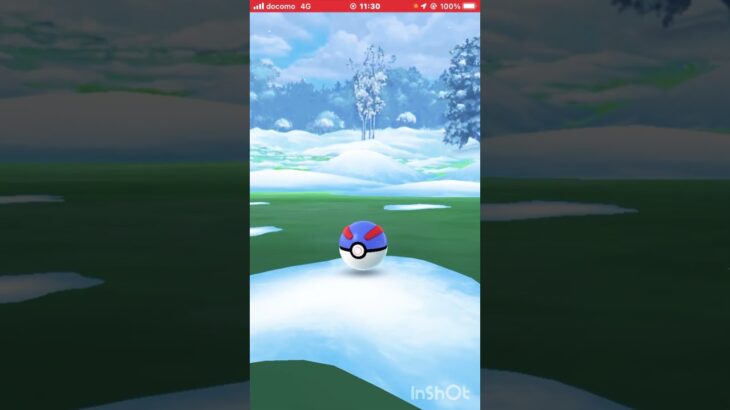 新イベ開始、色違いきたー❣️【ポケモンGO】#ゲーム実況 #shorts #ポケモン