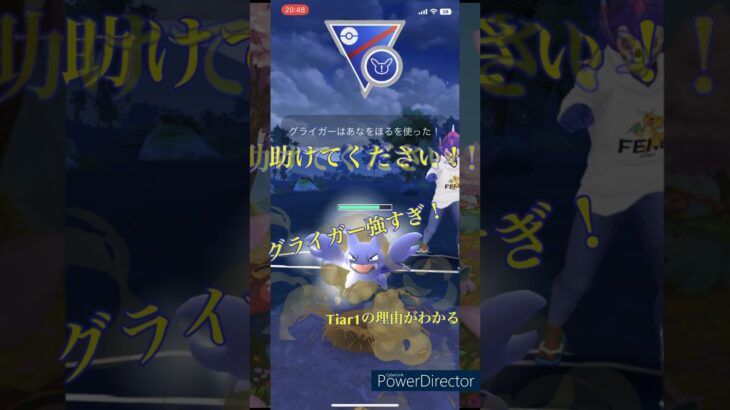 【ポケGO】相手にしたくないポケモンNO.1 グライガーから洗礼をうける　#pokemon #pokemongo #ポケモン #色違い #gbl