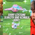 ✨Shiny Costume Slakoth & Komala Hunt, Landorus Raids and More In Pokemon Go!✨