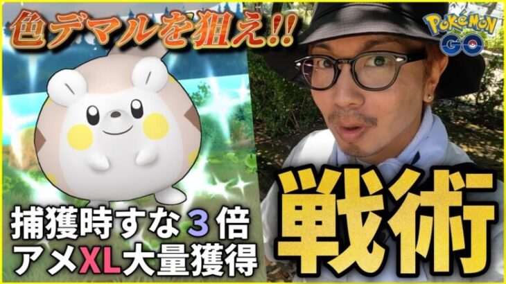 【ポケモンGO】初日に見えた！！色違いトゲデマルの狙い方！！冒険するほど３倍ガッポガッポなら今しかねぇよな！？【はがねの定め】