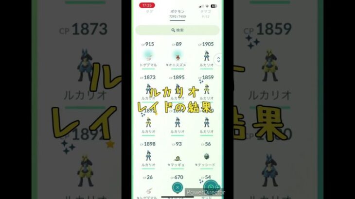 【 ポケモンGO 】ルカリオレイドの結果#ポケモンgo #ルカリオ