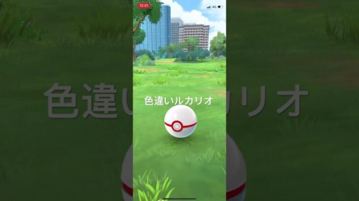 ポケモンGO 色違いルカリオ出現！ #pokémon #ポケモンgo