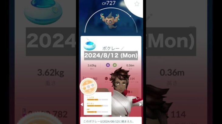 おさんぽおこう記録 (2024/8/12)【ポケモンGO】