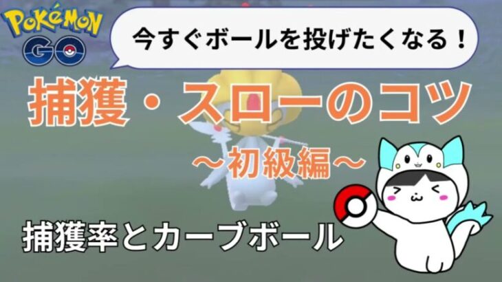 《ポケモンGO》捕獲・スローのコツ初級編 〜捕獲率とカーブボール(リニューアル版)〜