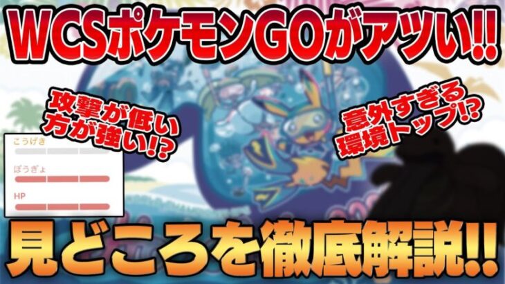 【ポケモンGO】【WCS2024】独自の対戦システムとまさかの環境ポケモンが活躍するポケモンGOのPvP対戦がアツい！！WCSトーナメントの見どころや魅力を初心者にも分かりやすく徹底解説します！！