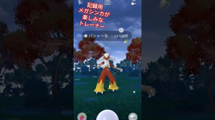 バシャーモ色違いだったんじゃが？！　#ポケモンgo #色違い #色違い厳選