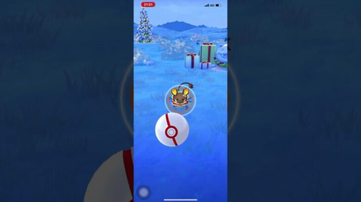 ポケモンGO❗️色違い🌟🎅デデンネ出現🥰ギャル🎅⁉️😅