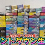 合計90BOX開封カウントダウンライブ2024-2025【ポケモンカード／ポケモン】