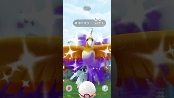 【ポケモンGO】 シャドウホウオウ（色違い） 捕獲動画！！