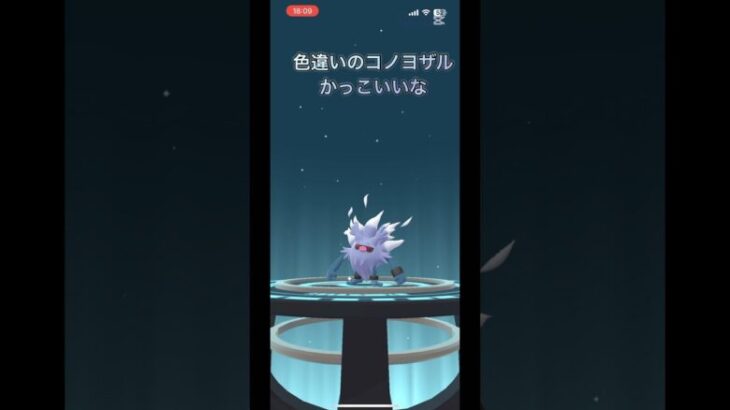 初心者part4の時にゲットしたマンキーを進化しました！初心者part110 【ポケモンGO】#ポケモンgo #ポケモン #pokemon #pokemongo #コノヨザル #shorts