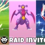 Yveltal, Xerneas & Mega Garchomp Raid Invite Live Pokemon GO