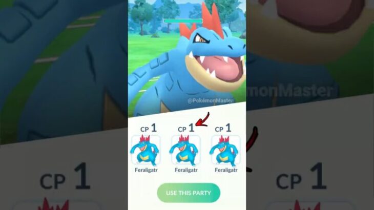 Only LeveL 1 FERALIGATR CHALLENGE! (Pokemon GO)