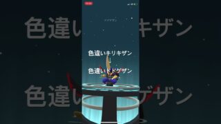 ポケモンGO 色違いキリキザンを色違いドドゲザンへ進化！ #pokémon #ポケモン #ポケモンgo #pokemongo