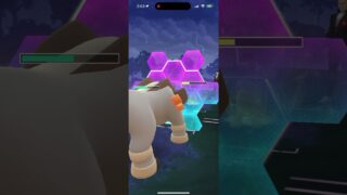 【ポケモンGO】サカキをPL40テラキオン1匹で3タテしてしまう動画 #shorts