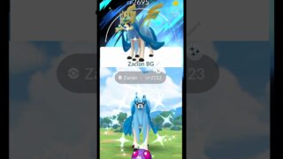 Finally I Got✨️Shiny Background Zacian Raid in Pokemon Go