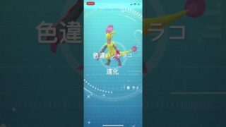 ポケモンGO 色違いジャラコを色違いジャラランガへ進化！ #pokémon #ポケモン #ポケモンgo #pokemongo