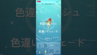 ポケモンGO 色違いネマシュ出現！色違いマシェードへ進化！ #pokémon #ポケモン #ポケモンgo #pokemongo