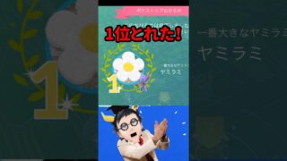 【ポケモンGO】ヤミラミ＆バケッチャでおひろめ1位連発！報酬が神すぎた！黄色いマシェード爆誕！色違い進化の瞬間！ #pokemongo #おひろめ #shorts