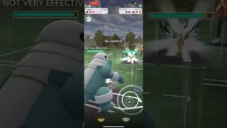 Shiny Aggron destroys the eeveelutions