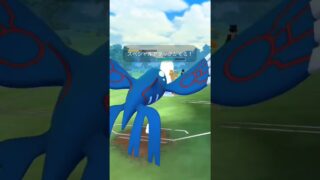 いっけぇーー❝メテオドライブ、逆鱗型の日食ネクロズマ❞#ポケモンgo #マスターリーグ