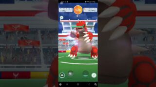 グラードン３人討伐(負け)#ポケモンgo #Pokémon