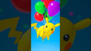 そらとぶピカチュウ おおぞらをとぶ #pokemon #ポケモン