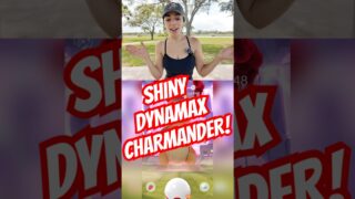 I finally caught my first shiny dynamax Charmander! #pokemongo #pokemon