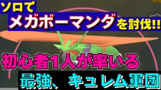 初心者がソロでメガボーマンダ倒す動画：ポケモンGO