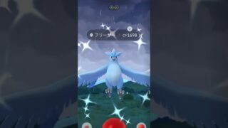 【ポケモンGO】色違いフリーザーざめっちゃ美しい件　#ポケモンgo #ポケモン #フリーザー #色違い　#shorts