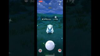 I Caught A Shiny Sandshrew In Pokemon Go! #pokemon #shortsfeed #pokémongo #shorts #pokemongo