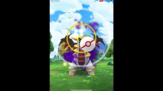サカキ討伐　シャドウギラティナ捕獲‼︎‼︎#ポケモンgo