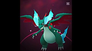 リザードンの色違いが出ました #ポケモンGO