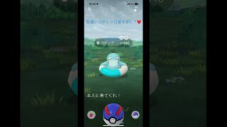 色違いコダックキター！！あと、本人来てくれたら嬉しいかも…#ポケモンGO#色違いコダック#音源お借りしました