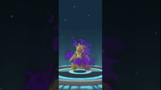 色違いシャドウバンギラス系統 進化演出【ポケモンGO】