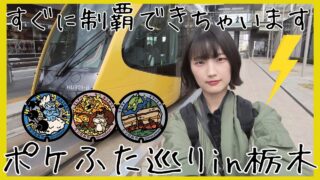 ポケふた初心者におすすめ♡栃木・宇都宮のポケふた巡り【ポケモンGO】【女一人旅】