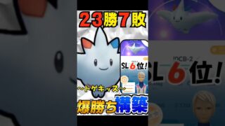 【初心者必見】トゲキッス爆勝ち構築！　ポケモンGO　#GBL