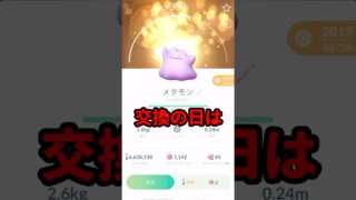 【ポケモンGO】急いで！今日まで！！交換の日のキラ率がやばい！ #ポケモンGO #おひろめ #キラポケモン #shorts