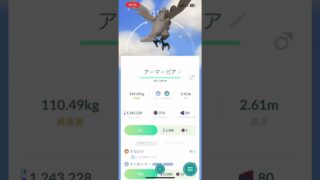 #Pokémon GO #色違いアーマーガア　#ポケモンゴー