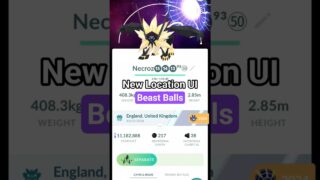 Pokemon GO Location UI Update, Special Ball Background Showcase