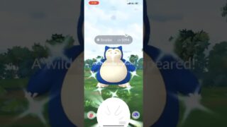 ✨Shiny Snorlax CAUGHT In Pokemon Go!✨ #shorts #pokemon