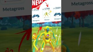 OMG😱 10 HP 2 Metagross in ✨shiny Deoxys Destroy Grunt Badly in Pokemon Go #soparstart #pokemon
