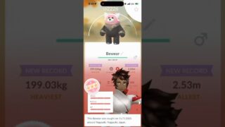 💯100 IV COSTUME BEWEAR CAUGHT IN POKEMON GO!!!💯 #shorts #pokemon