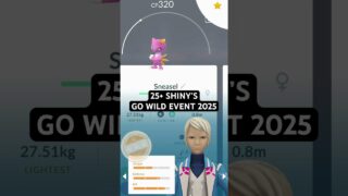 PT. 3 shiny pokemon go wild event (last part lol)