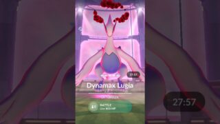 first ever dynamax Lugia in pokemon go #battle #raid #gameplay #shorts