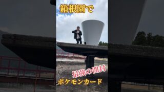 箱根園でポケモンカード最強の開封