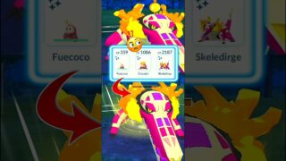 3 evolution Shiny Fuecoco in shiny Crocalor in shiny Skeledirge in Battle in pokemon go #soparstart