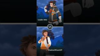 Battle With Leader ARLO in Pokemon GO 💥🔥  #pokemongo #shorts