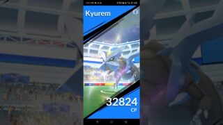 Flight With Kyurem In Five Star Raid In Pokemon Go #legendaryraid #legendaryraidhour #shorts #shiny