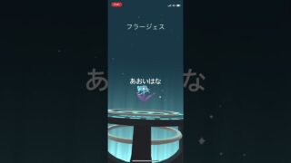 ポケモンGO 色違いフラエッテを色違いフラージェスへ進化！(あおいはな) #ポケモンgo #pokémon #ポケモン #pokemongo